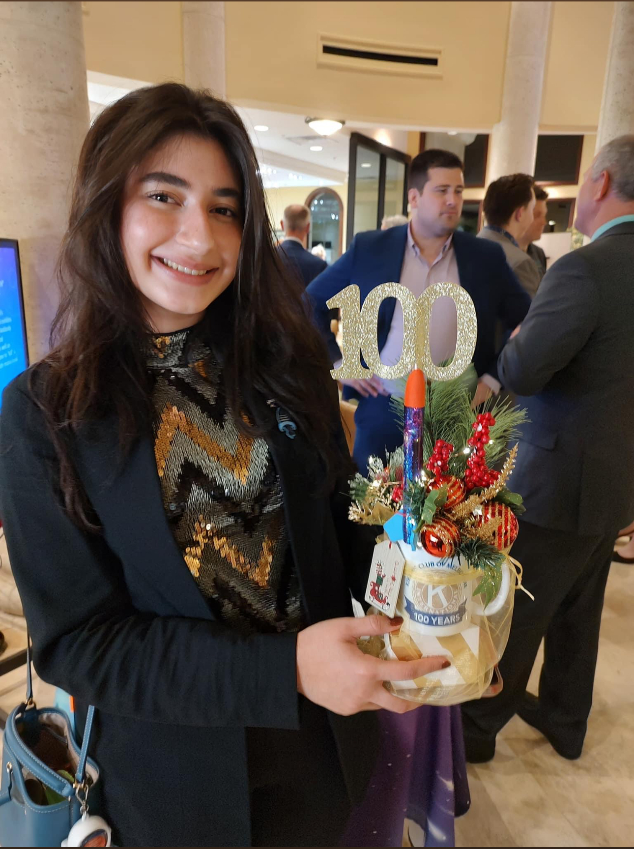 Valentina Guillen, Valentina Guillen Pacheco, speaker at Kiwanis Gala.